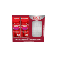 Colgate Creme Dental para Clareamento Luminous White Glow 70g 2 unid. + Necessaire