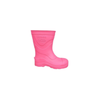 Bota Galocha Infantil Ultraleve 100% EVA Rosa Baspan