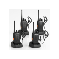 Kit Rádio Comunicador Walk Talk Baofeng 777s com 16 Canais Alcance de 12Km Radinho