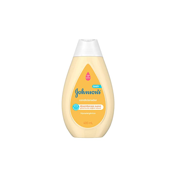 Condicionador Infantil Johnson's Baby Regular 400 ml, Amarelo