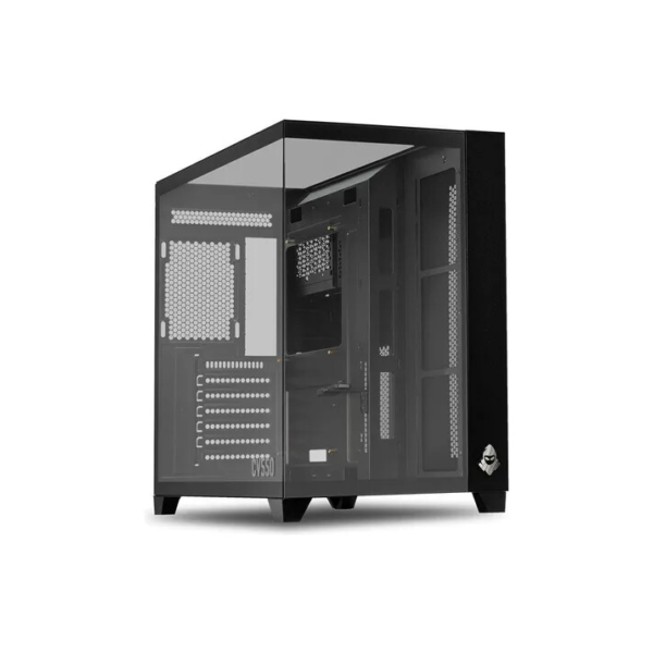 Gabinete Gamer Mancer Cv550 Mid-tower Lateral De Vidro Preto
