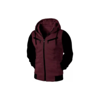 Moletom Blusa De Frio Jaqueta De Zíper Slim Casaco Com Capuz