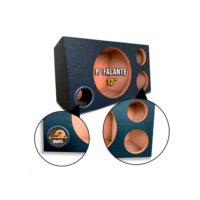 Caixa Trio Som automotivo Falante 12 Polegadas 38 Litros MDF 15mm 100%