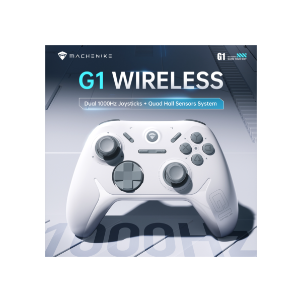 Machenike g1 controlador de jogo sem fio com 1k taxa de pesquisa efeito hall gatilho joystick para nintendo switch pc ios android