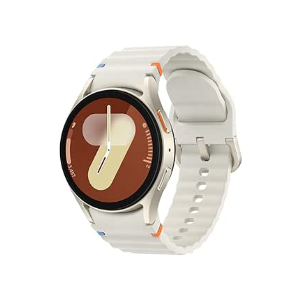 Samsung Galaxy Watch7 Smartwatch 40mm Bluetooth, Galaxy AI, Tela em Cristal de Safira, GPS de Dupla Frequência, Monitoramento avançado de saúde, sono e de coração, Processador de 3nm - Creme