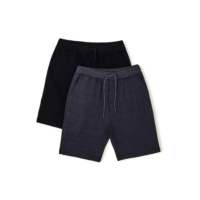 Kit Com 2 Bermudas Básicas Masculinas Em Moletom Hering