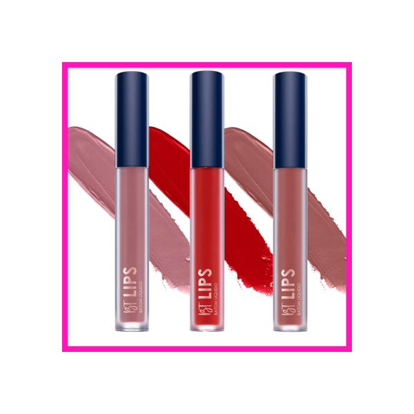 Bruna Tavares BT Lips Batom Líquido Matte Alta Pigmentação (Longa Duração e Diversa Cores)