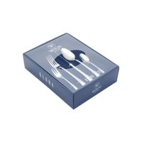 WOLFF Faqueiro de Aço Inox Berna 30 Peças - Mesa Posta - Itens Para Casa - Utensílios de Cozinha - Enxoval - Casamento - Decoração