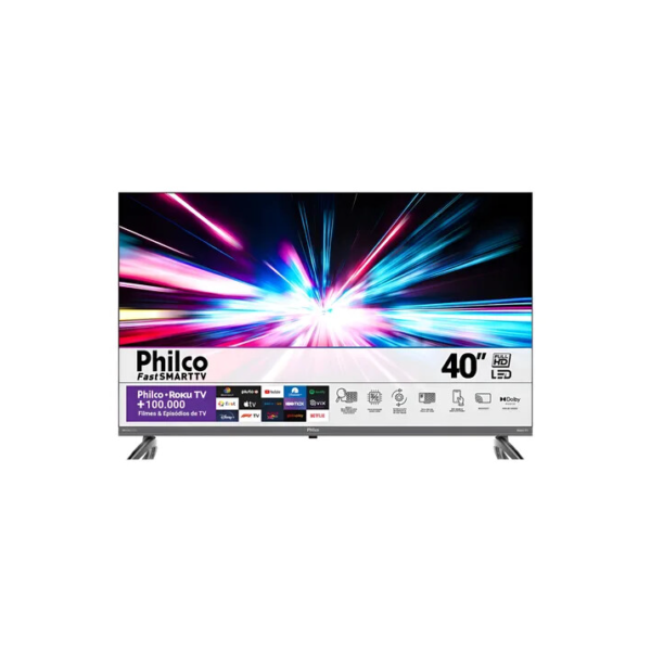 Smart Tv 40'' Ptv40e3ersgb Full Hd Led Hdmi Roku Tv Philco