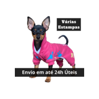 Macacão com Capuz Roupinha Pet Inverno - Roupa para Macho e Fêmea De Cachorro Pequeno a Grande Porte