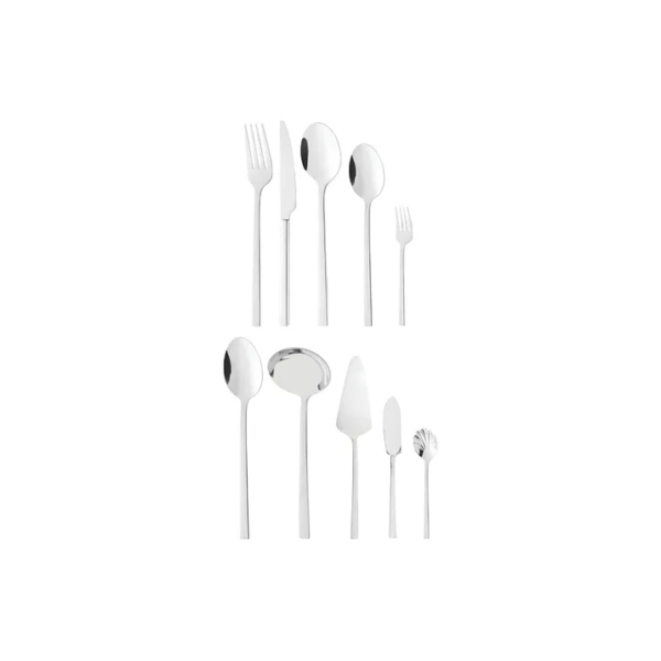 Faqueiro Wolff Firenze 35 Peças Aço Inox com Talheres de Servir e Caixa Presenteável - Faqueiro 06 Pessoas