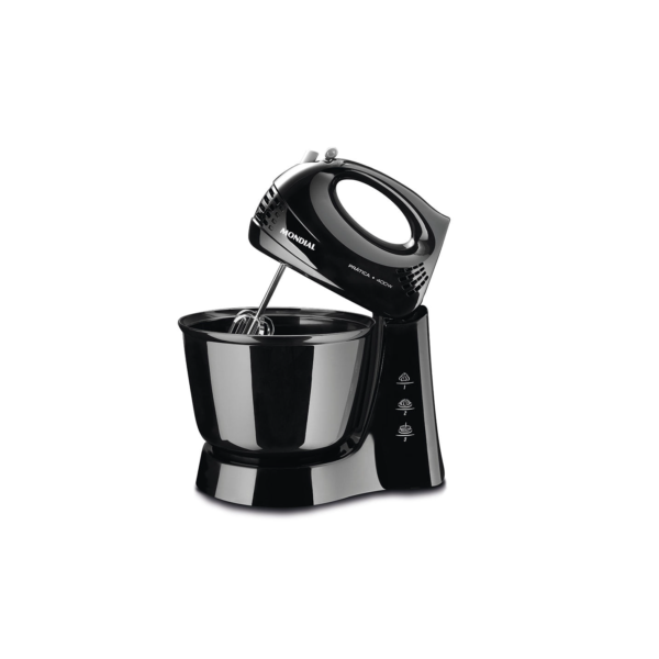Batedeira Mondial Prática B-44-B Preta - 400W 110V