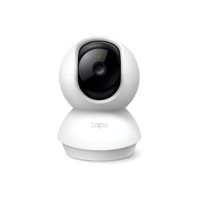 Câmera De Segurança Residencial Tp-link Tc70 Br Wi-fi E Pan Cor Branco
