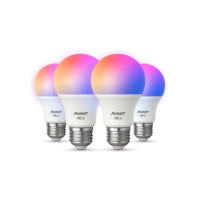Kit 4 Lâmpadas AVANT NEO Smart LED 10W E27 Dimerizável RGB Compatível com Alexa e Google Home Controle voz Wifi Casa Inteligente Tuya