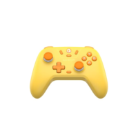 GameSir Nova Lite Controller for PC, Steam, Switch, iOS and Android devices, Wireless Gaming Gamepad with Hall Effect Joysticks, Turbo Function（yellow）