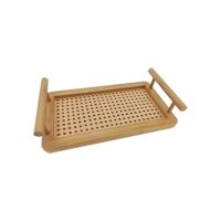 Mimo Style, Bandeja Retangular Bambu Palhinha 35cm