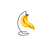 Suporte para Cacho de Bananas e ou Acessórios Preto Expositor de Cozinha