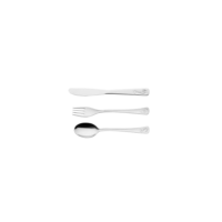 Tramontina 66970020 Jogo de Talheres Infantil Aço Inox com 3 Peças, Prata