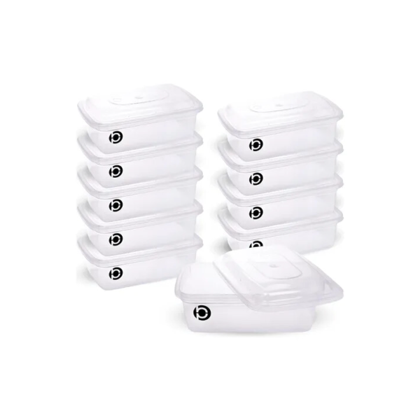 Pote Marmita Comidas Mantimentos Congelador Kit 10 Un. 750ml
