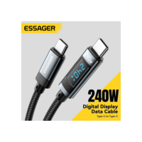 Essager 240W USB Tipo C para USB C Cabo 100W PD 3.1 Carregador de Carregamento Rápido Fio Para Macbook Pro Xiaomi Samsung Laptop Cabo USBC 2M