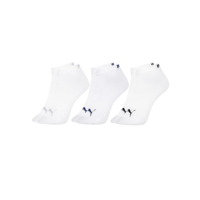 PUMA Kit 3 Pares Meia Sapatilha Cano Curto Feminina Adulto Original, 3 Branco, 34-39