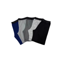 Kit 5 Bermudas Masculinas Moletom Casual Academia Treino