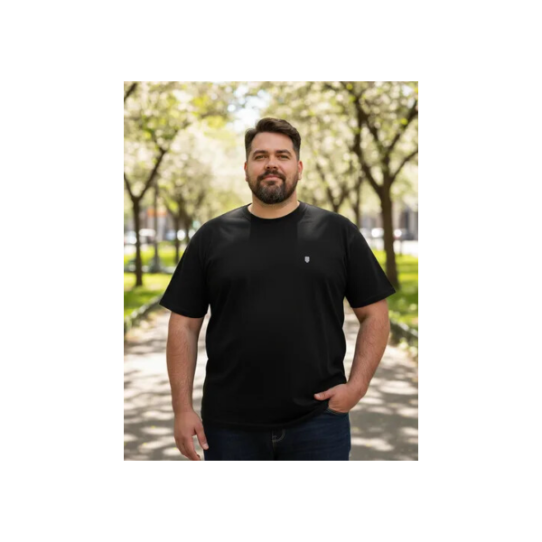 Camiseta Plus Size Masculina Algodao Premium G1 G2 G3 G4