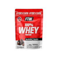 FTW Whey Protein 100% Concentrado Sabor: Chocolate - Refil 900g - Suplemento Proteico para Atletas - Auxilia na Formação de Músculos para seus Treinos - Fonte de Proteína de Alto Valor Biológico