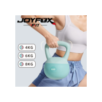 Kettlebell Emborracha 4kg a 8kg Treino Funcional Academia Musculação Peso Fitness Casa Exercício