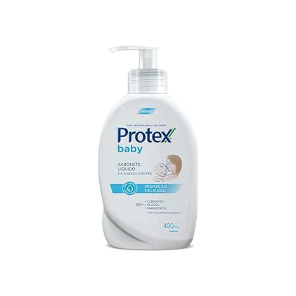Sabonete Líquido Bebê Protex Baby Delicate Care 400ml