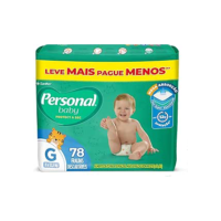 Fralda Personal Baby Protect & Sec Grande Promo - 78 Unidades