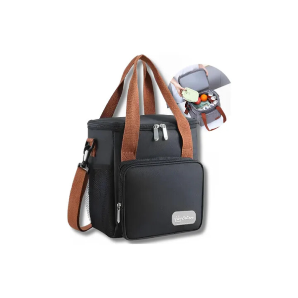 Bolsa Termica Lancheira Pequena Fitness Marmita Comida Alça