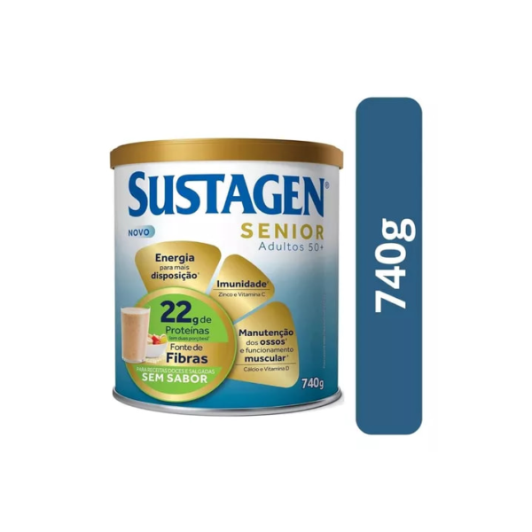 Complemento Alimentar Senior Sem Sabor Lata De 740g Sustagen