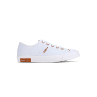 Tênis Coca Cola Branco Couro Confortável Casual - Feminino