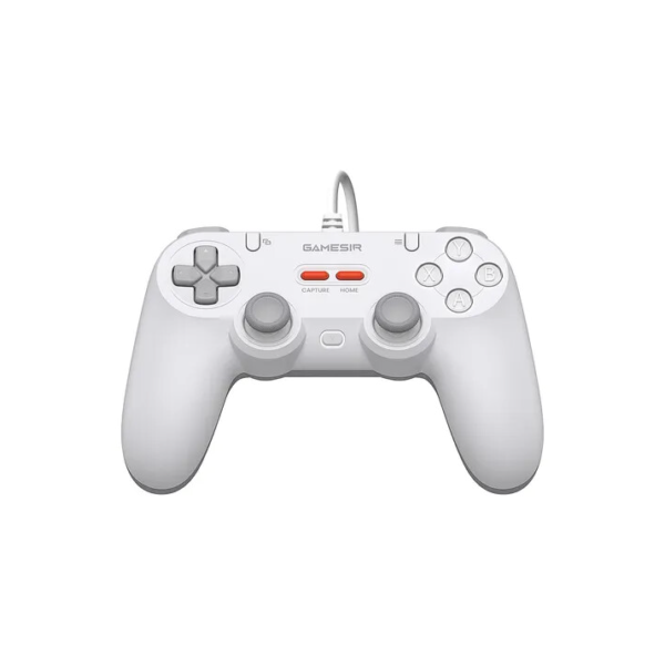 Controle GameSir Tegenaria T3 Lite Com Fio para PC Switch Android iOS Steam Celular Hall Effect USB-A Design Ergonômico Branco