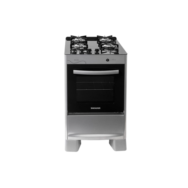Fogão Suggar Neo Glass 4 Bocas Inox FGVNG410 Bivolt