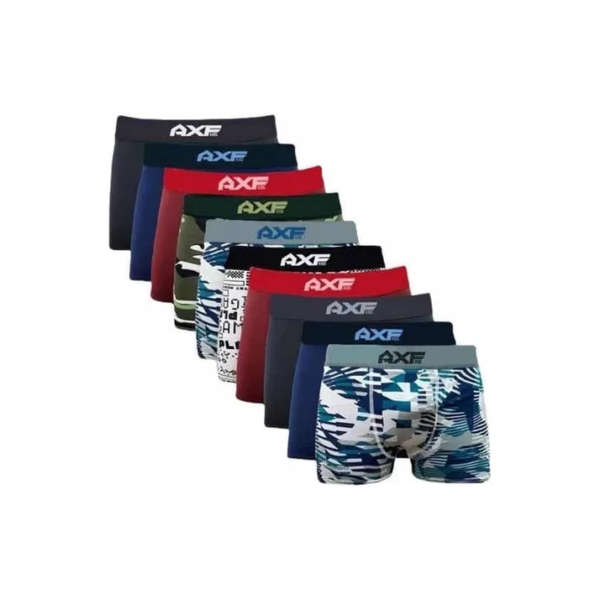 Kit 10 Cuecas Box Boxer Estampadas Masculino Atacado Revenda