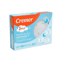 Cremer Fralda Luxo Estampa Masculina Pc Com 5 Unidades (Embalagem Pode Variar)