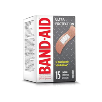 Curativos Adesivos Ultra Protection, Band-Aid, 15 Unidades