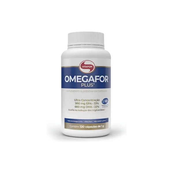 Omegafor Plus 120 Cápsulas Ômega 3 Vitafor
