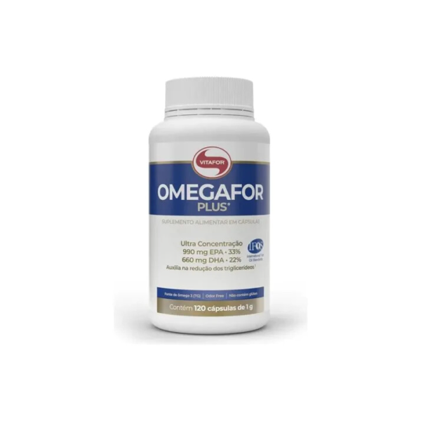 Omegafor Plus 120 Cápsulas Ômega 3 Vitafor