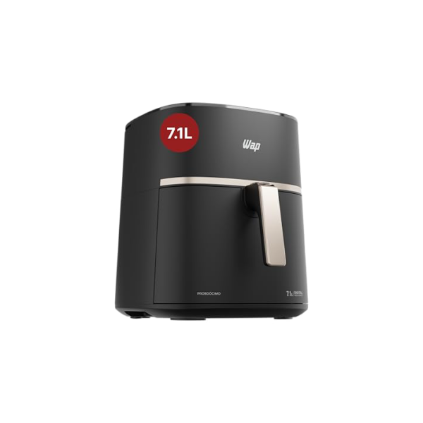 WAP Fritadeira Elétrica Air Fryer MEGA FAMILY DIGITAL 7,1 Litros, Revestimento Antiaderente, 16A 1700W 220V