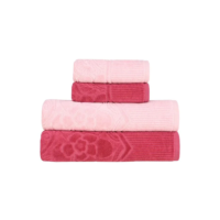 Jogo de Toalhas Buddemeyer Sophie Gigante Rosa Queimado/Rosa 4 peças