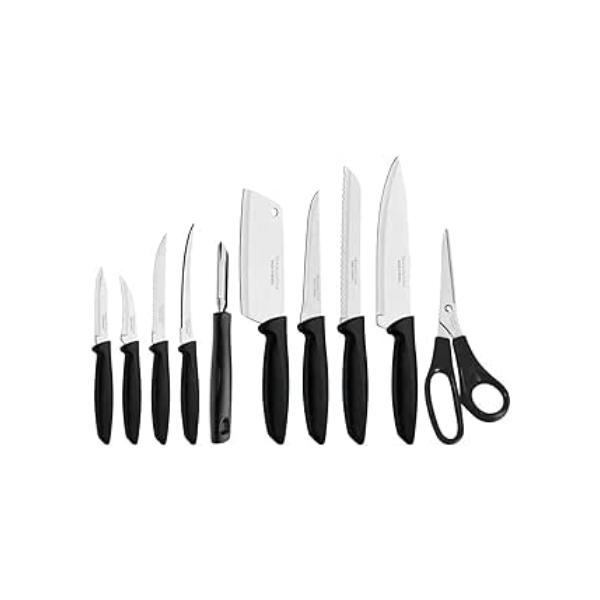 Tramontina JOGO FACAS INOX 10PC PLENUS PRE, Preto