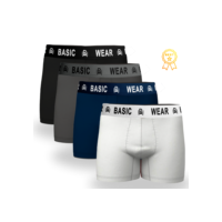 Kit 10 Cuecas Masculinas Boxer Lisa Premium Basic Wear Sortidas