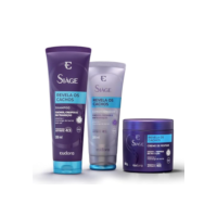 Eudora Kit Siàge Revela os Cachos: Shampoo 250ml + Condicionador 200ml + Creme para Pentear 500g