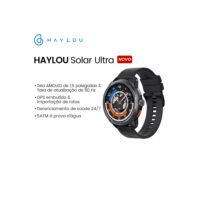[New] Haylou Solar Ultra GPS 1.6"AMOLED 60Hz Display SmartWatch 5ATM 22Dias Bateria Relógio Inteligente À Prova D'água
