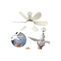 Ventilador Lâmpada De Teto 60w Silencioso Controle Remoto