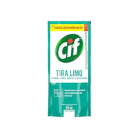 Cif Desinfetante Para Uso Geral Tira-Limo Com Cloro Sachê 450Ml Refil Econômico