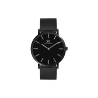 Relógio Masculino Preto Saint Germain Houston Full Black 40mm Fundo Preto